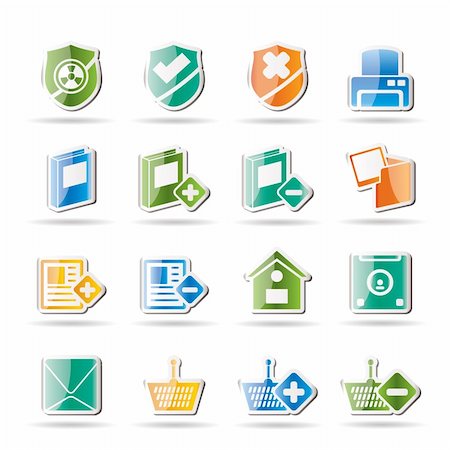 simsearch:400-04274313,k - Internet and Website buttons and icons -  Vector icon set Stock Photo - Budget Royalty-Free & Subscription, Code: 400-04242931