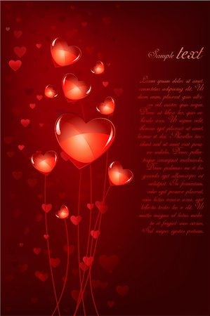 simsearch:400-05897213,k - illustration of shinning heart with text template Stock Photo - Budget Royalty-Free & Subscription, Code: 400-04255952