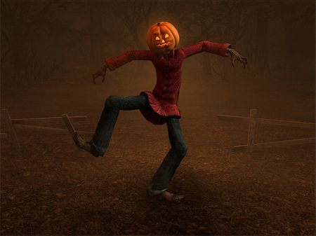 simsearch:400-04259157,k - 3d illustration of a Halloween pumpkin man Stock Photo - Budget Royalty-Free & Subscription, Code: 400-04259148