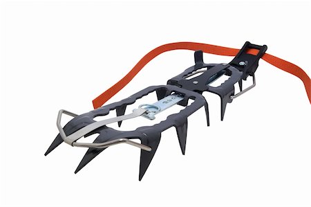 Ice crampon isolated on white background Stock Photo - Budget Royalty-Free & Subscription, Code: 400-04259396