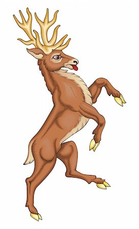 rony029 (artist) - Stag vector Stock Photo - Budget Royalty-Free & Subscription, Code: 400-04259744