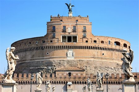 simsearch:400-05369313,k - details of Castel Sant' Angelo in Rome, Italy Stock Photo - Budget Royalty-Free & Subscription, Code: 400-04259983