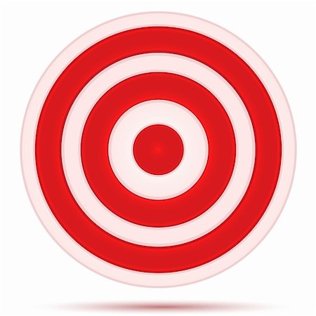 simsearch:400-04600474,k - illustration of target board on white background Stock Photo - Budget Royalty-Free & Subscription, Code: 400-04266705