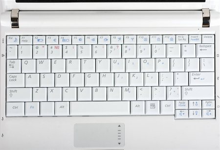 simsearch:400-05209527,k - Laptop isolated on a white background Stock Photo - Budget Royalty-Free & Subscription, Code: 400-04267496