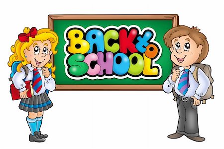 simsearch:400-05896424,k - Children in school 2 - color illustration. Stock Photo - Budget Royalty-Free & Subscription, Code: 400-04268469