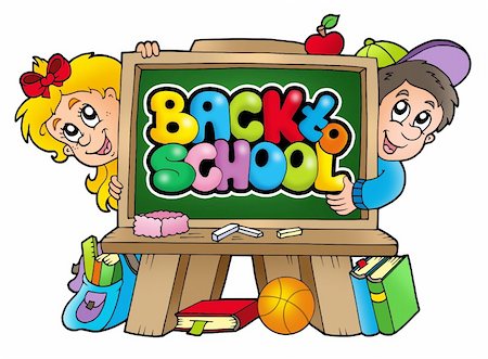 simsearch:400-05896424,k - Children in school 3 - color illustration. Stock Photo - Budget Royalty-Free & Subscription, Code: 400-04268470