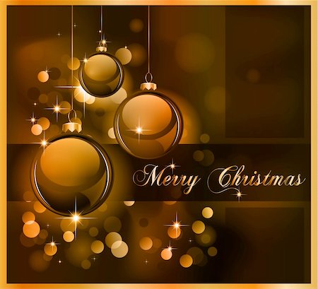 simsearch:400-05381288,k - Merry Christmas Elegant Suggestive Background for Greetings Card Stock Photo - Budget Royalty-Free & Subscription, Code: 400-04260569