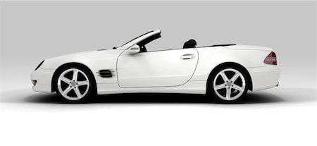 A white ecological car isolated on background Stock Photo - Budget Royalty-Free & Subscription, Code: 400-04260817