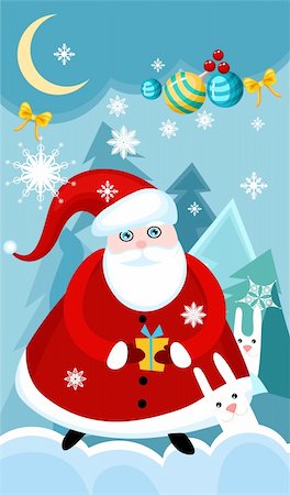 simsearch:400-04149556,k - vector illustration of a christmas card Stock Photo - Budget Royalty-Free & Subscription, Code: 400-04260914