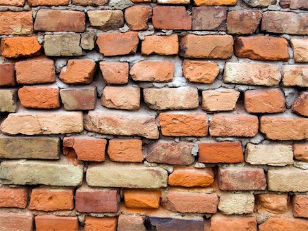 The old red brick wall background Stock Photo - Budget Royalty-Free & Subscription, Code: 400-04261827
