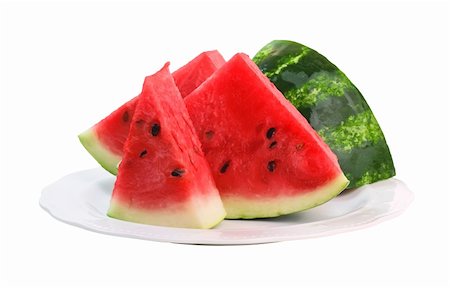 simsearch:400-04386768,k - watermelon isolated on white background Stock Photo - Budget Royalty-Free & Subscription, Code: 400-04277360