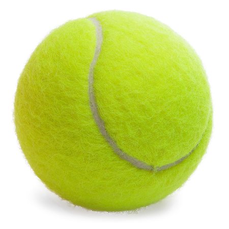 simsearch:400-04833689,k - Tennis Ball isolated on the white background Stock Photo - Budget Royalty-Free & Subscription, Code: 400-04277593