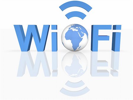 WiFi Thechnology Stock Photo - Budget Royalty-Free & Subscription, Code: 400-04278489