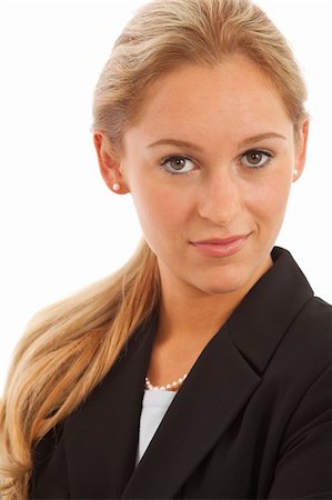 simsearch:400-04351235,k - Close up portrait of young girl in business suit Stock Photo - Budget Royalty-Free & Subscription, Code: 400-04278563