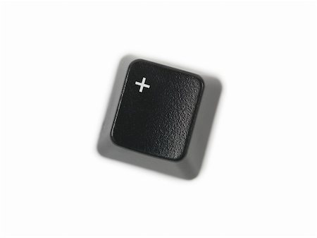 A keyboard key isolated against a white background Stock Photo - Budget Royalty-Free & Subscription, Code: 400-04279490