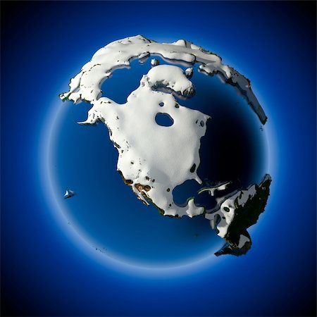 Relief planet Earth is covered with snow drifts - the concept of the winter season, snowy weather, Christmas holidays and New Year Stock Photo - Budget Royalty-Free & Subscription, Code: 400-04270358
