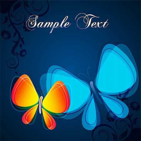 simsearch:400-05706564,k - illustration of abstract butterflies Stock Photo - Budget Royalty-Free & Subscription, Code: 400-04272500