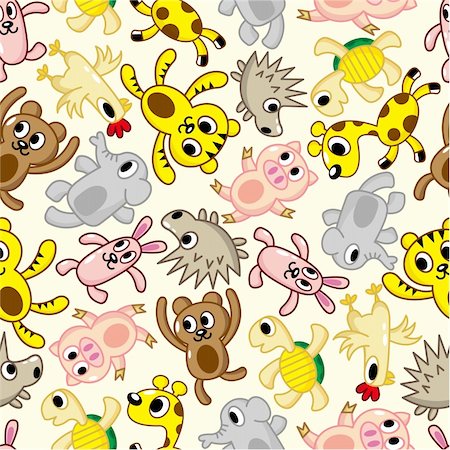 simsearch:400-04242031,k - seamless animal pattern Stock Photo - Budget Royalty-Free & Subscription, Code: 400-04273646