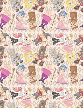 simsearch:400-04912674,k - seamless medieval people pattern Stock Photo - Budget Royalty-Free & Subscription, Code: 400-04273792