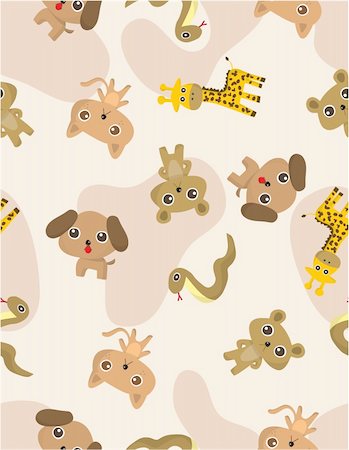 snake images for kids - seamless pattern Stock Photo - Budget Royalty-Free & Subscription, Code: 400-04284445