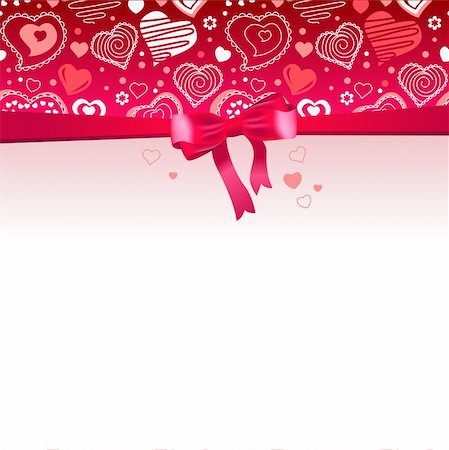 simsearch:400-04798374,k - Pink saint valentine's frame with contour hearts Stock Photo - Budget Royalty-Free & Subscription, Code: 400-04285185