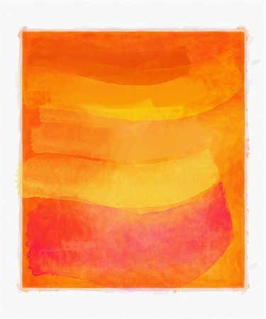painterly - Abstract orange  watercolor background Stock Photo - Budget Royalty-Free & Subscription, Code: 400-04286317