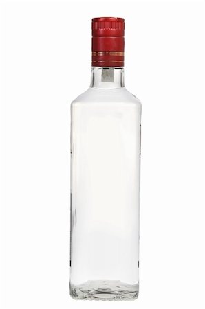 Bottle of vodka isolated on white background Stock Photo - Budget Royalty-Free & Subscription, Code: 400-04288699