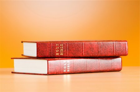 simsearch:400-05890930,k - Bible books against the colorful gradient background Stock Photo - Budget Royalty-Free & Subscription, Code: 400-04289001