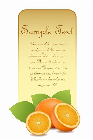 simsearch:400-06513460,k - illustration of health card with orange on white background Stock Photo - Budget Royalty-Free & Subscription, Code: 400-04289809