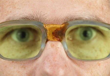 simsearch:400-04748544,k - The person in old bad spectacles with a poor eyesight close up Stock Photo - Budget Royalty-Free & Subscription, Code: 400-04280213