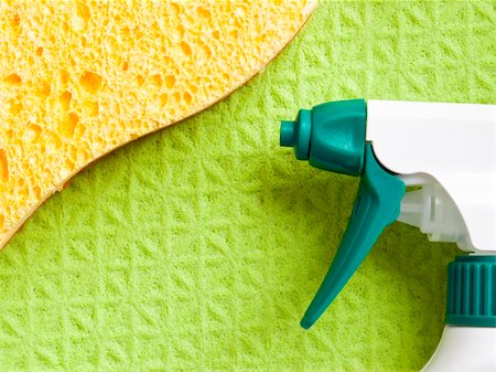 An image of a sponge and some cleaning Stock Photo - Budget Royalty-Free & Subscription, Code: 400-04280434