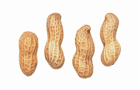simsearch:400-04833195,k - Peanuts isolated on white background Stock Photo - Budget Royalty-Free & Subscription, Code: 400-04280586