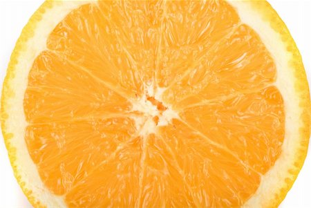 simsearch:400-04716078,k - Orange closeup isolated on a white background Stock Photo - Budget Royalty-Free & Subscription, Code: 400-04281859
