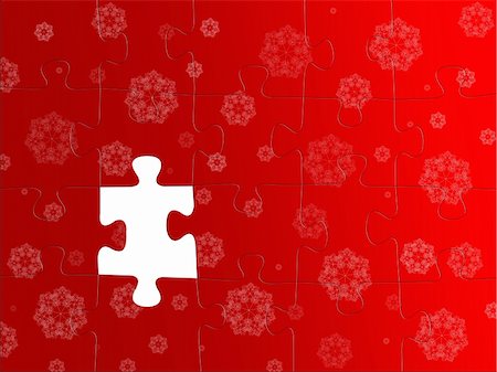 Jigsaw puzzle pieces isolated against a white background Stock Photo - Budget Royalty-Free & Subscription, Code: 400-04282097