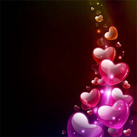 simsearch:400-04727438,k - abstract wave with hearts Stock Photo - Budget Royalty-Free & Subscription, Code: 400-04297862