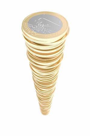 simsearch:400-04078496,k - Very tall pile of Euro coins Photographie de stock - Aubaine LD & Abonnement, Code: 400-04298564