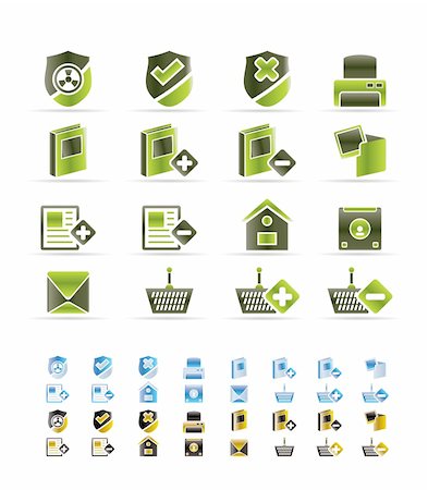 simsearch:400-04274313,k - Internet and Website buttons and icons -  Vector icon set Stock Photo - Budget Royalty-Free & Subscription, Code: 400-04290323