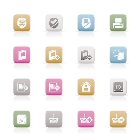 simsearch:400-04274313,k - Internet and Website buttons and icons -  Vector icon set Stock Photo - Budget Royalty-Free & Subscription, Code: 400-04290348