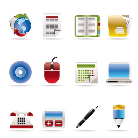 simsearch:400-04274313,k - Business and Office tools icons -  vector icon set 2 Stock Photo - Budget Royalty-Free & Subscription, Code: 400-04292552