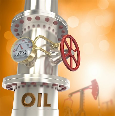 simsearch:400-04317986,k - Oil pipeline - concept in 3D Stock Photo - Budget Royalty-Free & Subscription, Code: 400-04292980