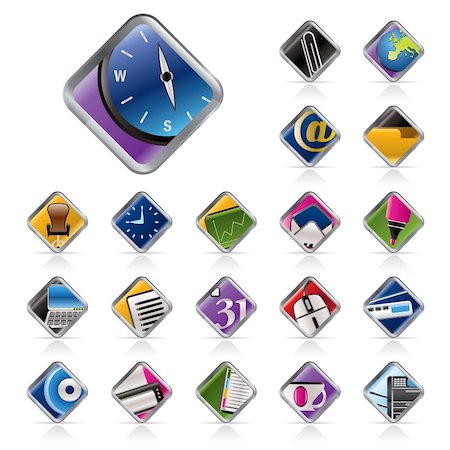 simsearch:400-04729472,k - Business and Office tools icons vector icon set 2 Stock Photo - Budget Royalty-Free & Subscription, Code: 400-04293537
