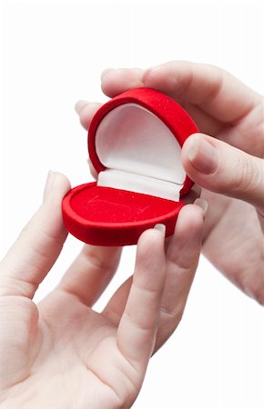 simsearch:400-04304378,k - an image of red engagement box holding by hand of young girl Photographie de stock - Aubaine LD & Abonnement, Code: 400-04304386