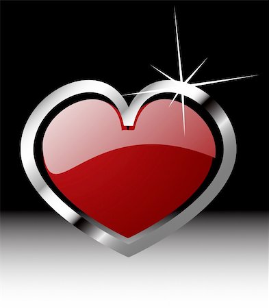 the abstract vector valentine's hearts eps 8 Stock Photo - Budget Royalty-Free & Subscription, Code: 400-04307257
