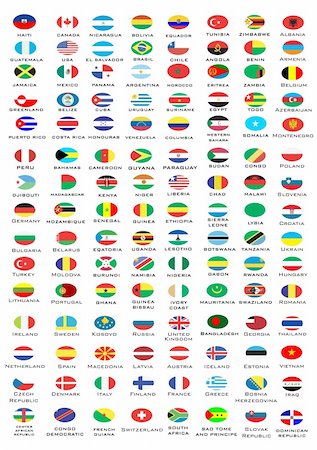 national flags Photographie de stock - Aubaine LD & Abonnement, Code: 400-04307554