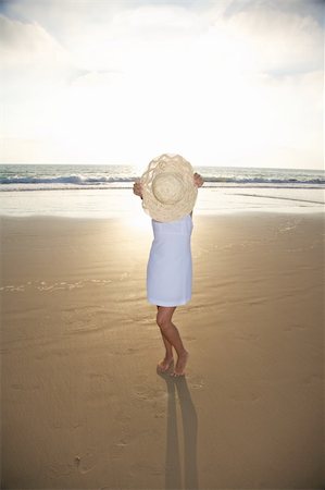 woman at Castilnovo Beach in Cadiz Andalusia Spain Stock Photo - Budget Royalty-Free & Subscription, Code: 400-04309468