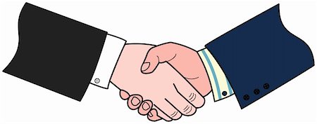 simsearch:400-04434336,k - a business handshake vector illustration Stock Photo - Budget Royalty-Free & Subscription, Code: 400-04300955