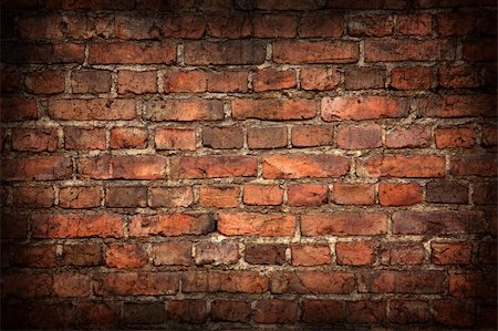 Old brick wall texture with shadow Stock Photo - Budget Royalty-Free & Subscription, Code: 400-04302767