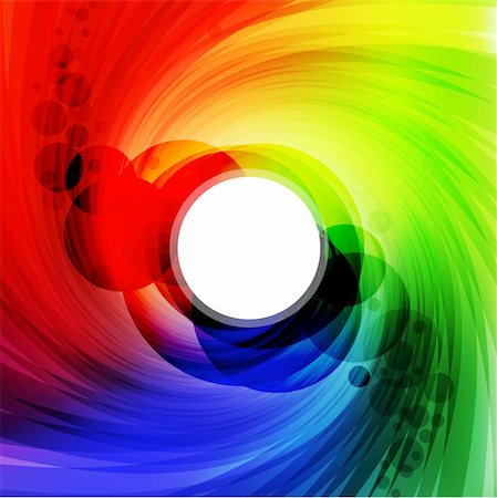 Colorful spectrum with place fore text. vector illustration Stock Photo - Budget Royalty-Free & Subscription, Code: 400-04303226