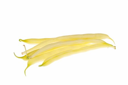 simsearch:400-05744520,k - yellow string beans isolated on the white background Stock Photo - Budget Royalty-Free & Subscription, Code: 400-04303465