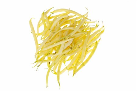 simsearch:400-05744520,k - yellow string beans isolated on the white background Stock Photo - Budget Royalty-Free & Subscription, Code: 400-04303463